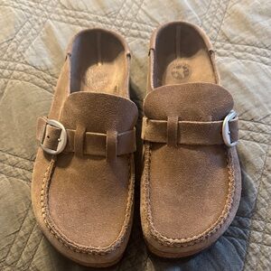 Birkenstock Buckley women’s Brown Suede Moccasins